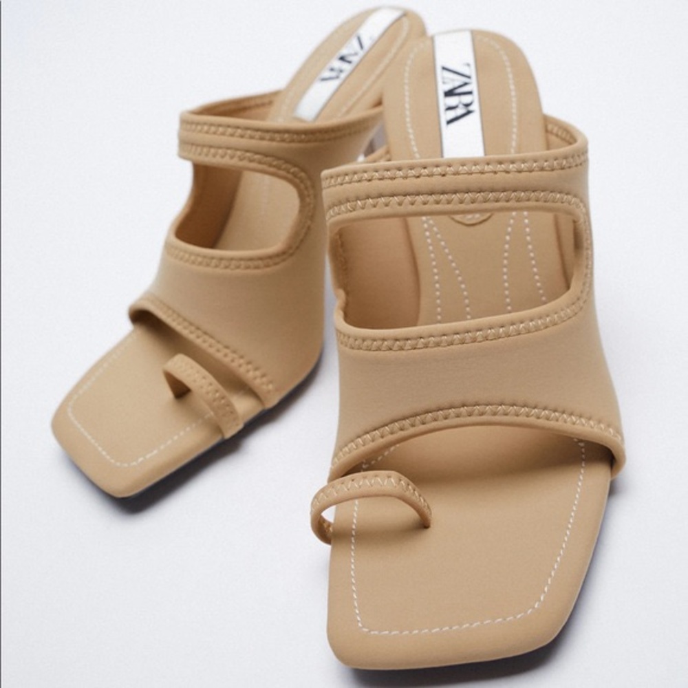 Neosprene heeled sandals